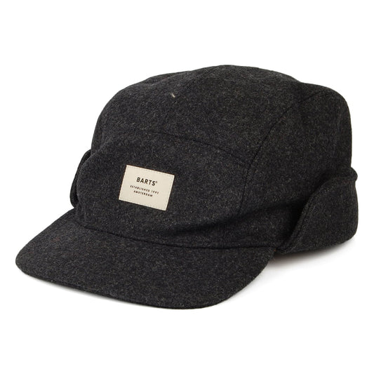 Casquette 5 Panel avec Protège-Oreilles Samuen anthracite BARTS