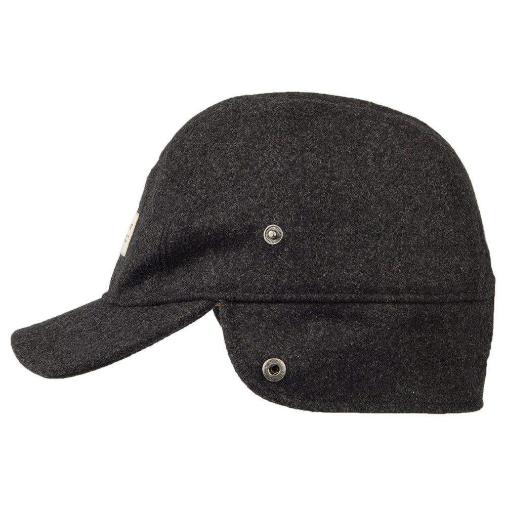 Casquette 5 Panel avec Protège-Oreilles Samuen anthracite BARTS