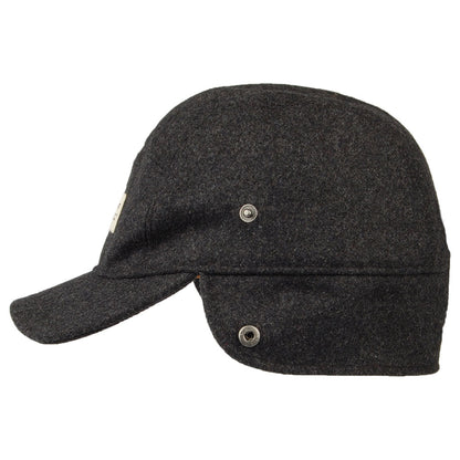 Casquette 5 Panel avec Protège-Oreilles Samuen anthracite BARTS