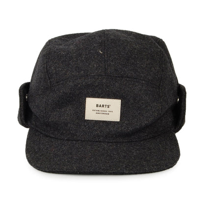 Casquette 5 Panel avec Protège-Oreilles Samuen anthracite BARTS
