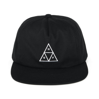 Casquette Snapback Non Structurée Triple Triangle noir HUF