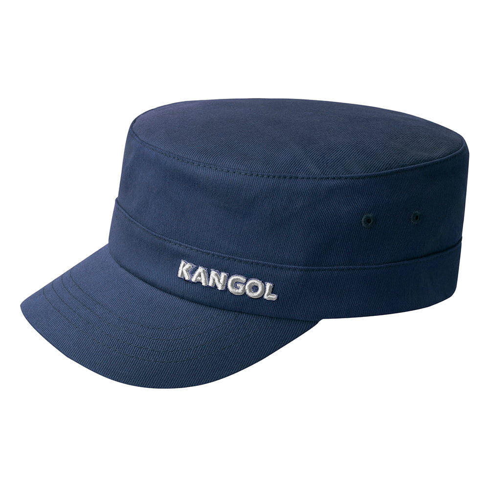 Casquette Militaire en Coton Sergé bleu marine KANGOL
