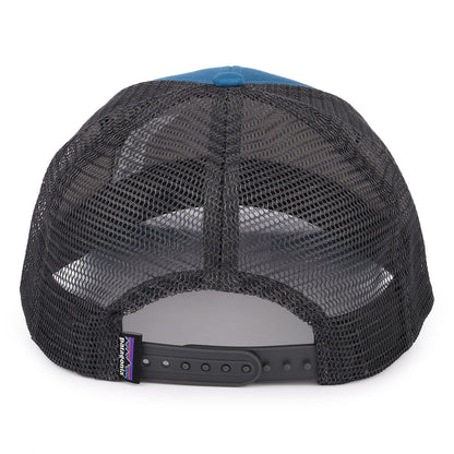 Casquette Trucker en Coton Bio LoPro P-6 Logo bleu sarcelle PATAGONIA