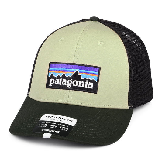 Casquette Trucker en Coton Bio LoPro P-6 Logo khaki PATAGONIA