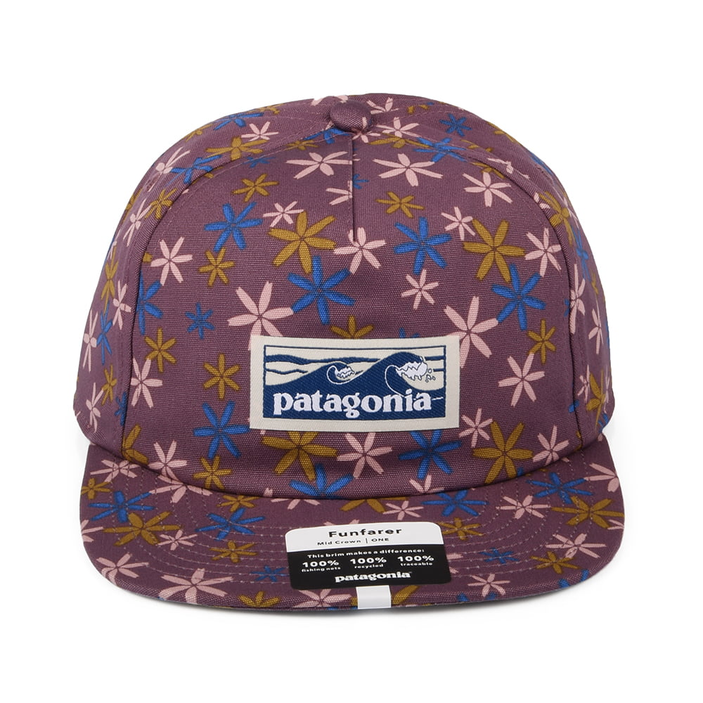 Casquette en Coton Bio Boardshort Label Funfarer violet PATAGONIA