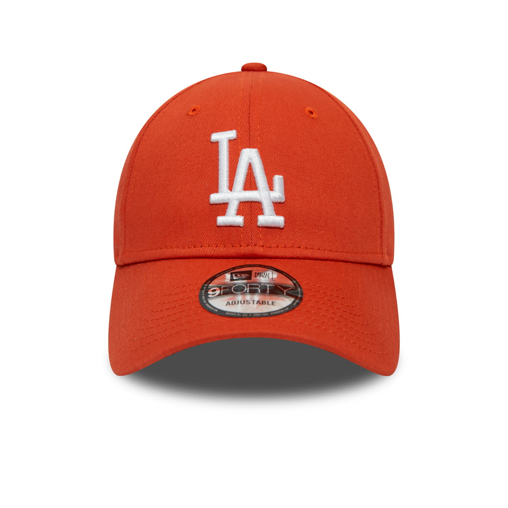 Casquette 9FORTY League Essential L.A. Dodgers orange NEW ERA