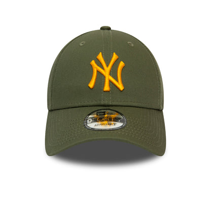 Casquette 9FORTY MLB League Essential New York Yankees olive-jaune NEW ERA