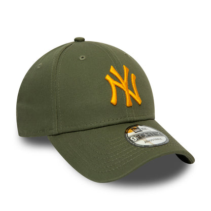 Casquette 9FORTY MLB League Essential New York Yankees olive-jaune NEW ERA