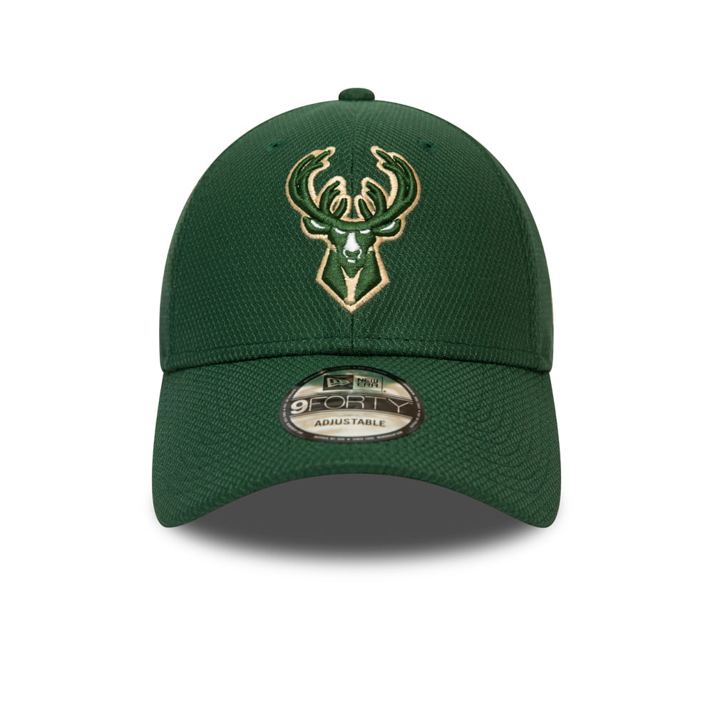 Casquette 9FORTY NBA Diamond Era Essential Milwaukee Bucks vert NEW ERA
