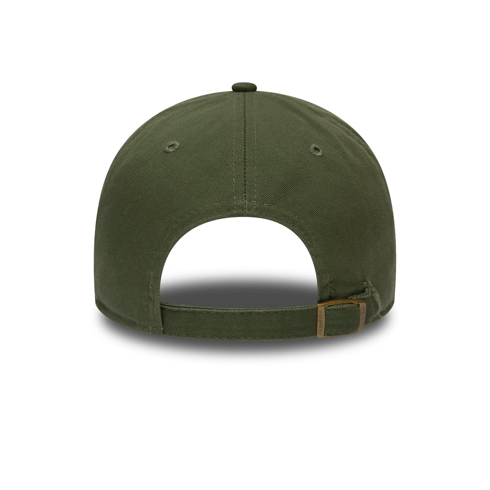 Casquette 9TWENTY MLB Washed Casual Classic L.A. Dodgers olive-blanc NEW ERA