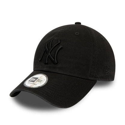 Casquette 9TWENTY MLB Washed Casual Classic New York Yankees noir NEW ERA