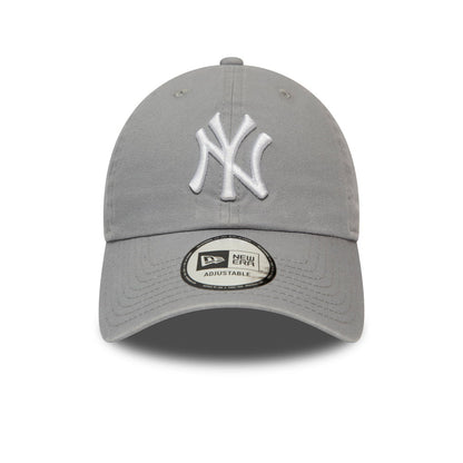 Casquette 9TWENTY MLB Washed Casual Classic New York Yankees gris NEW ERA