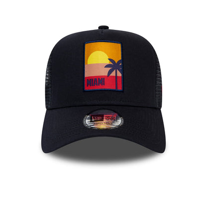 Casquette Trucker Miami Location bleu marine NEW ERA