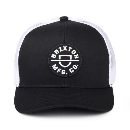 Casquette Trucker en Maille Crest MP noir-blanc BRIXTON