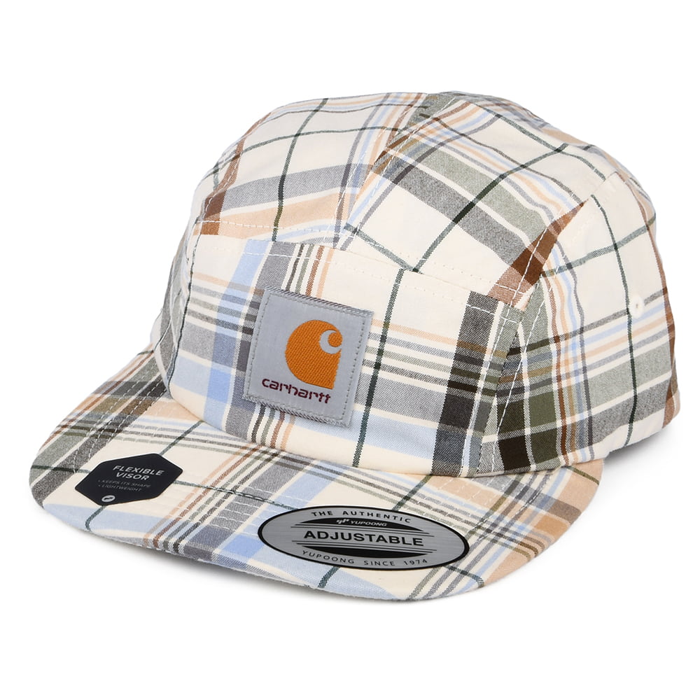 Casquette 5 Panel à Carreaux Vilay naturel CARHARTT WIP
