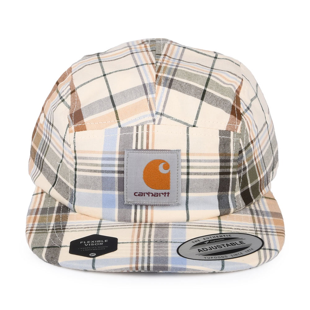 Casquette 5 Panel à Carreaux Vilay naturel CARHARTT WIP