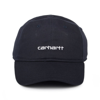 Casquette en Toile de Coton Script bleu marine foncé CARHARTT WIP
