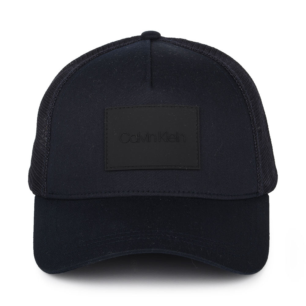 Casquette Trucker avec Patch en Caoutchouc bleu marine CALVIN KLEIN