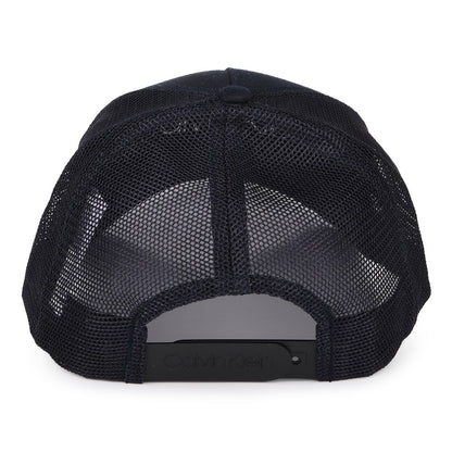 Casquette Trucker avec Patch en Caoutchouc bleu marine CALVIN KLEIN