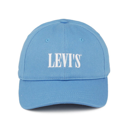 Casquette en Coton Serif Logo bleu avec étiquette vierge LEVI'S