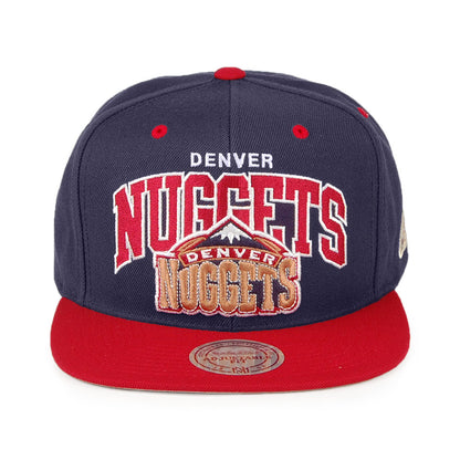 Casquette Snapback NBA Arch 2 Tone Denver Nuggets marine-bordeaux MITCHELL & NESS