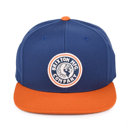 Casquette Snapback Rival MP bleu-ocre BRIXTON