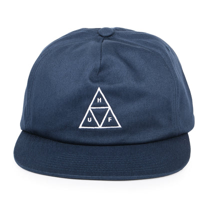 Casquette Snapback Non Structurée Triple Triangle bleu marine HUF