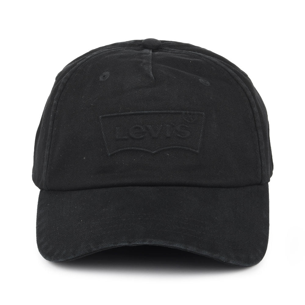 Casquette Délavée Debossed Big Batwing noir LEVI'S