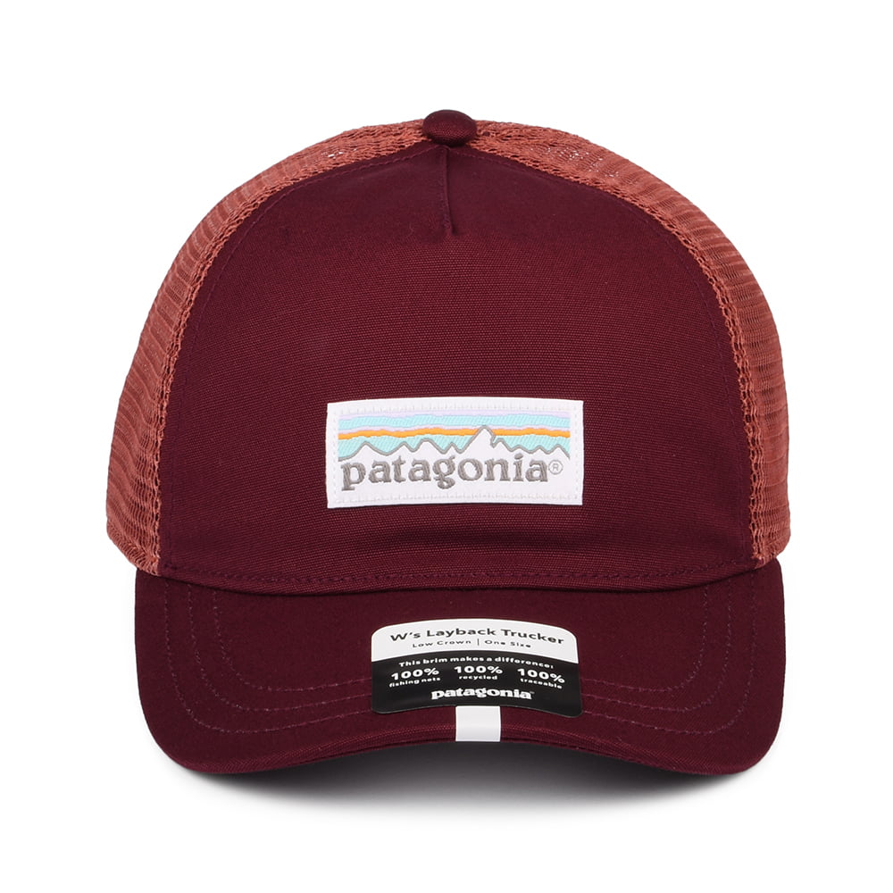 Casquette Trucker Femme Pastel P-6 Label Layback rouge PATAGONIA