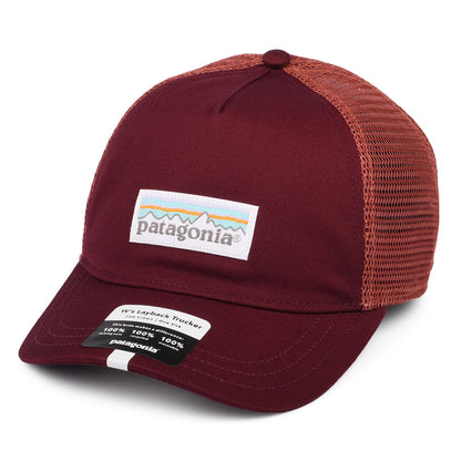 Casquette Trucker Femme Pastel P-6 Label Layback rouge PATAGONIA