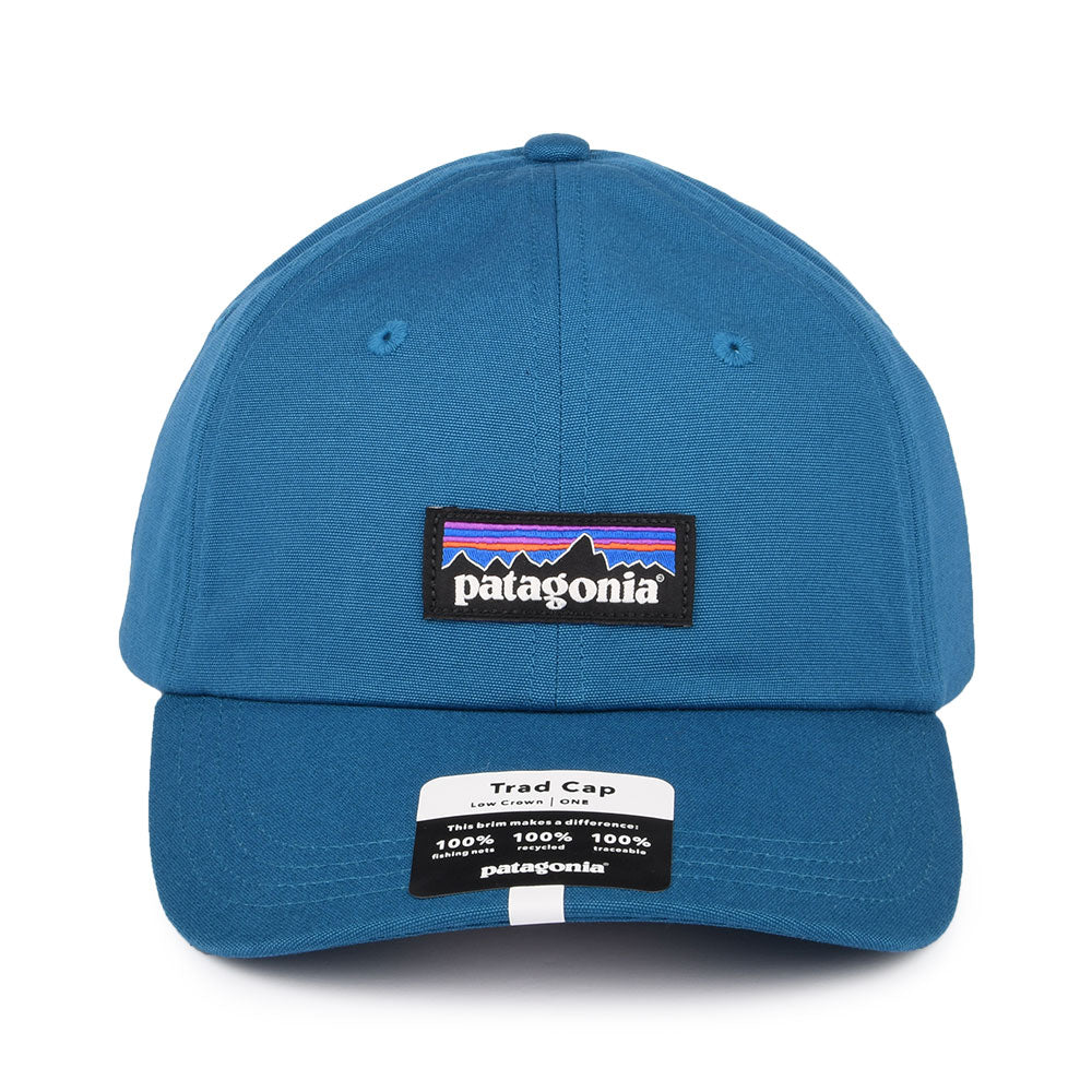 Casquette en Coton Bio P-6 Label Trad bleu sarcelle PATAGONIA