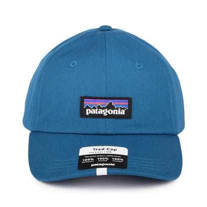 Casquette en Coton Bio P-6 Label Trad bleu sarcelle PATAGONIA