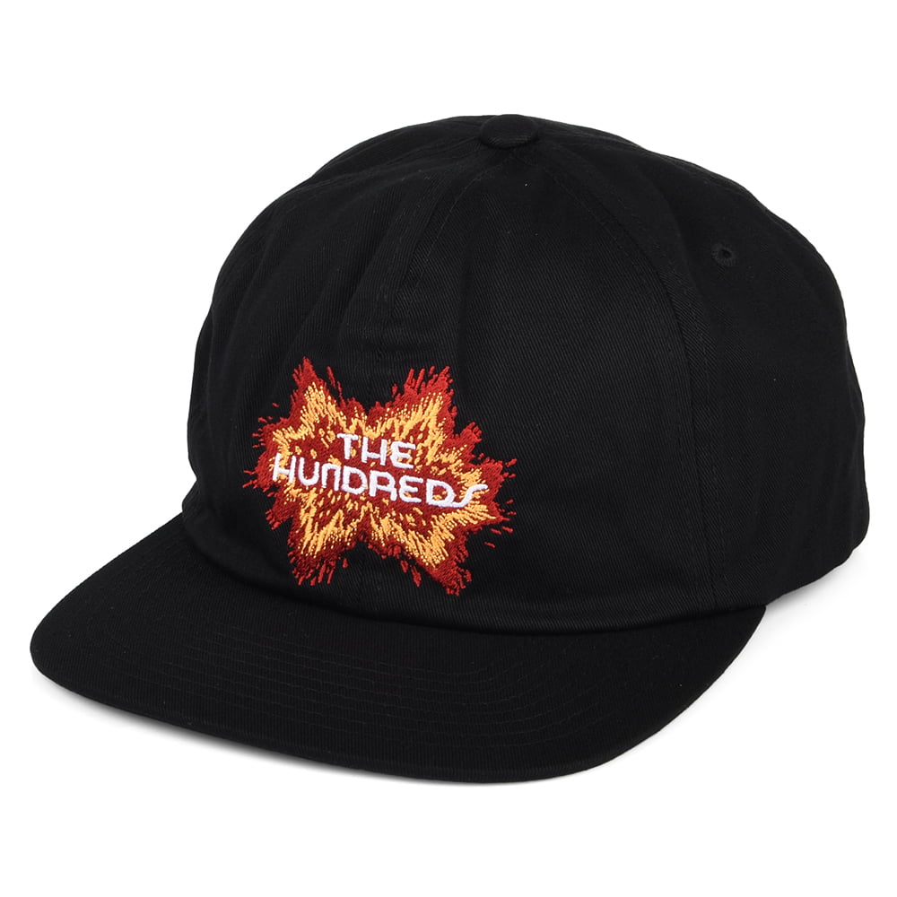 Casquette Snapback en Coton Sergé Boom noir THE HUNDREDS