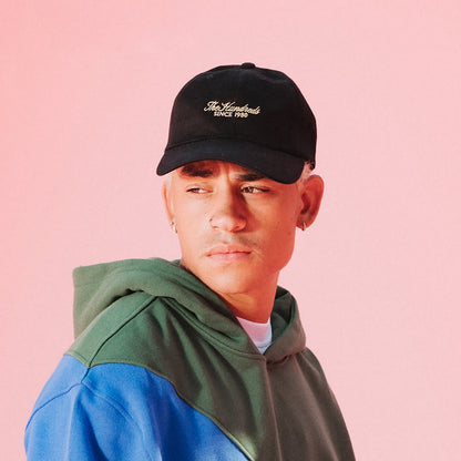 Casquette Strapback Rich en Coton Sergé noir THE HUNDREDS