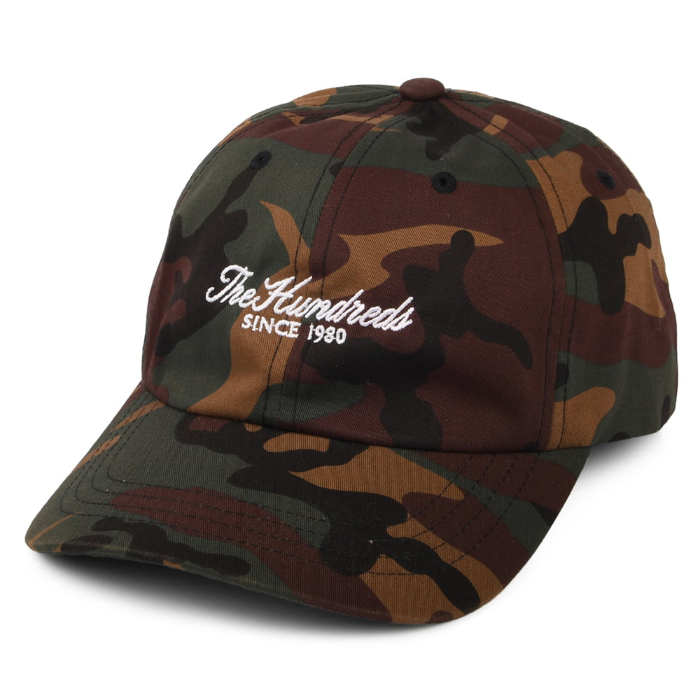 Casquette Strapback Rich en Coton Sergé forêt THE HUNDREDS