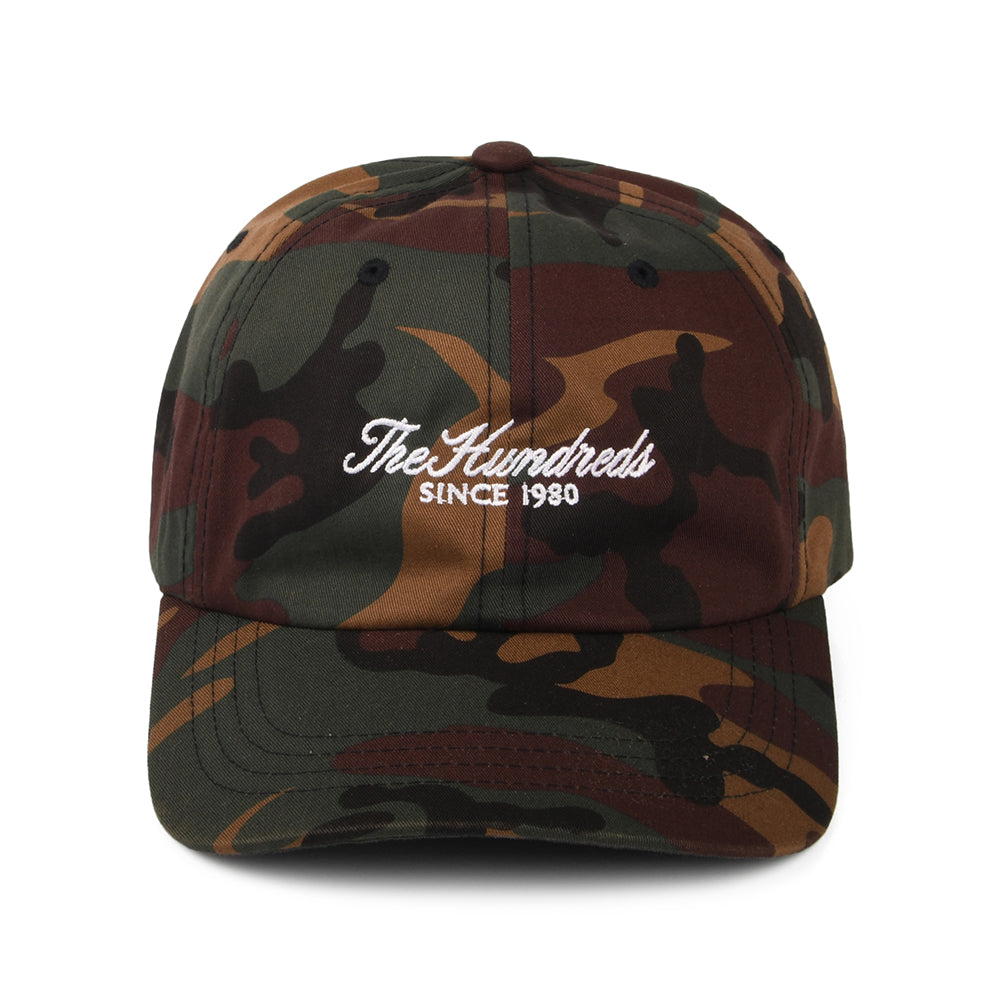 Casquette Strapback Rich en Coton Sergé forêt THE HUNDREDS