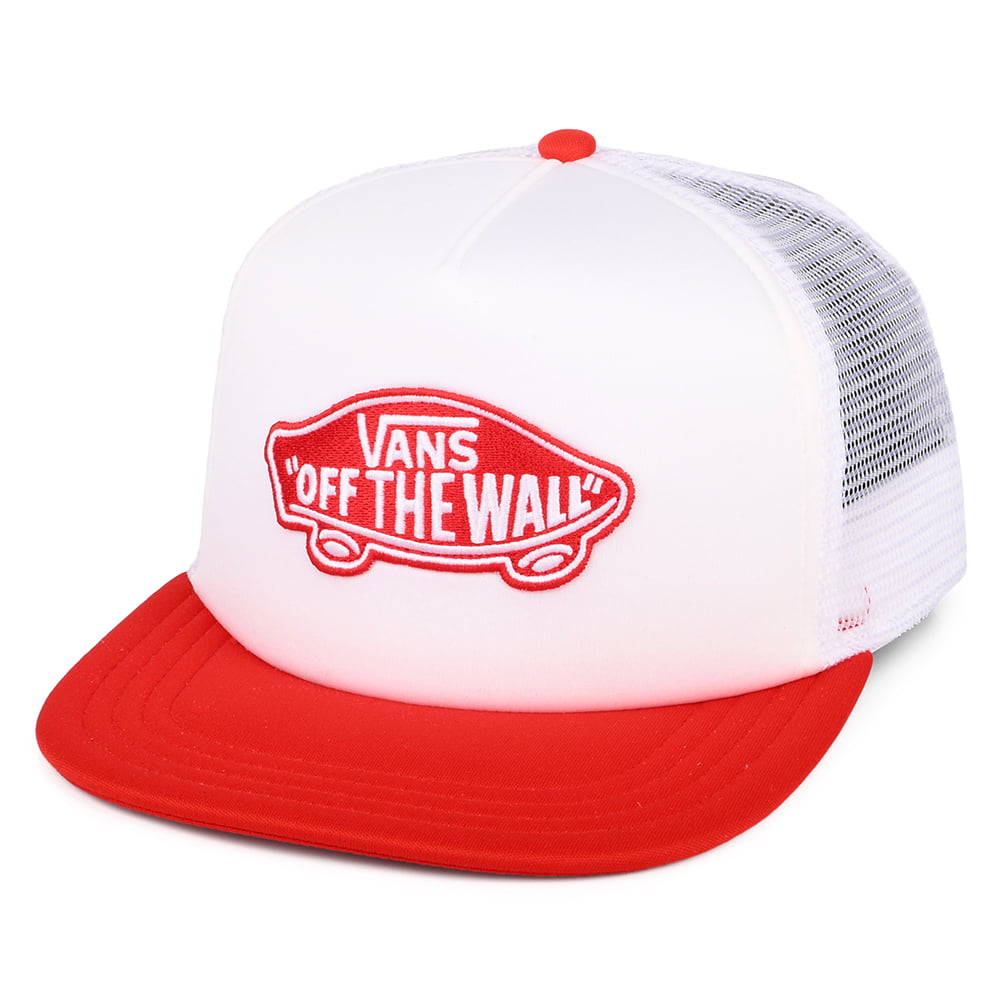 Casquette Trucker Classic Patch blanc-rouge vif VANS