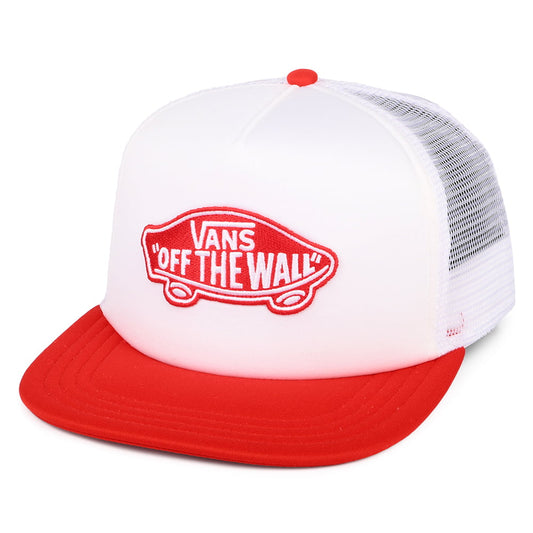 Casquette Trucker Classic Patch blanc-rouge vif VANS