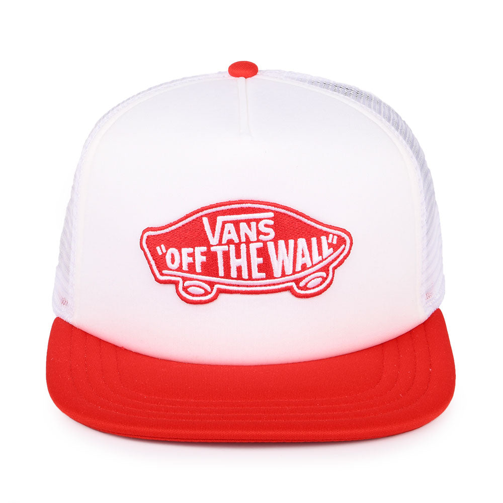 Casquette Trucker Classic Patch blanc-rouge vif VANS