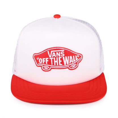 Casquette Trucker Classic Patch blanc-rouge vif VANS