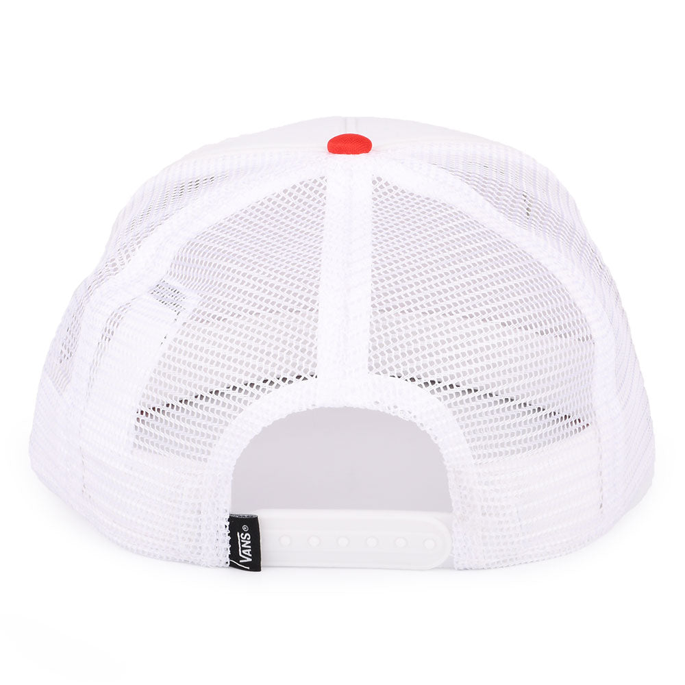 Casquette Trucker Classic Patch blanc-rouge vif VANS