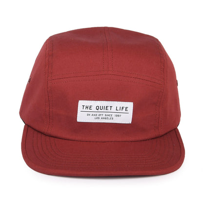 Casquette 5 Panel Foundation rouge brique THE QUIET LIFE