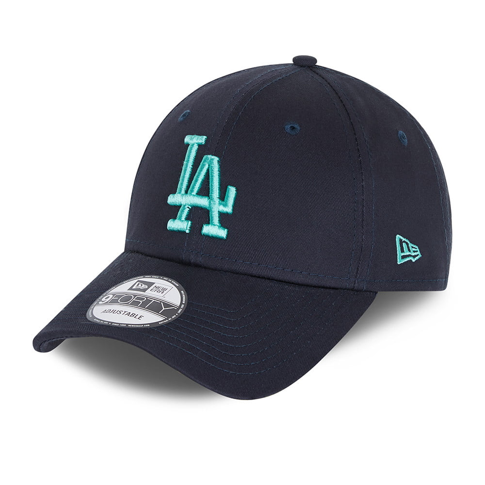Casquette 9FORTY MLB League Essential L.A. Dodgers bleu marine-cyan NEW ERA
