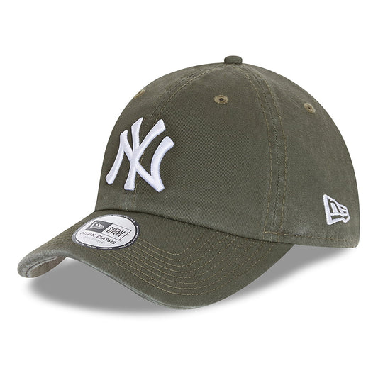 Casquette 9TWENTY MLB Casual Classic New York Yankees olive-blanc NEW ERA