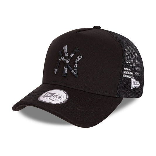 Casquette Trucker MLB Camo Infill New York Yankees noir NEW ERA