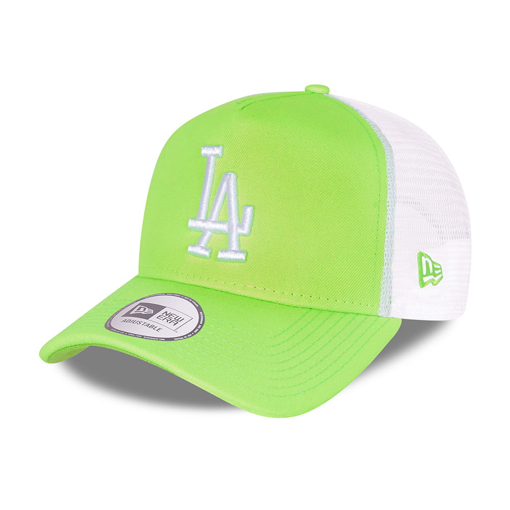 Casquette Trucker A-Frame MLB Tonal Mesh L.A. Dodgers vert fluo-blanc NEW ERA