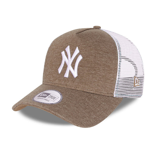 Casquette Trucker A-Frame MLB Jersey New York Yankees blé NEW ERA