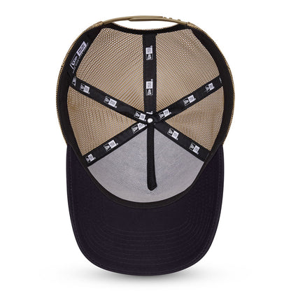 Casquette Trucker A-Frame Sports Patch bleu marine-pierre NEW ERA