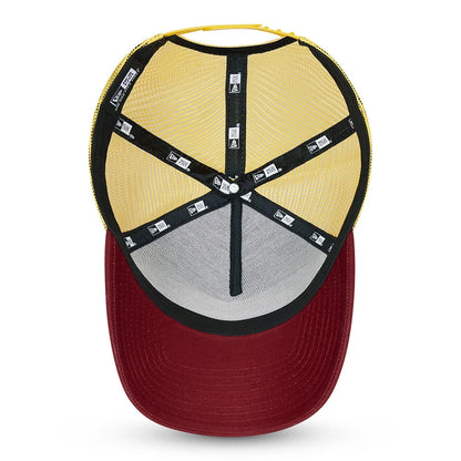 Casquette Trucker A-Frame Sports Patch rouge foncé NEW ERA
