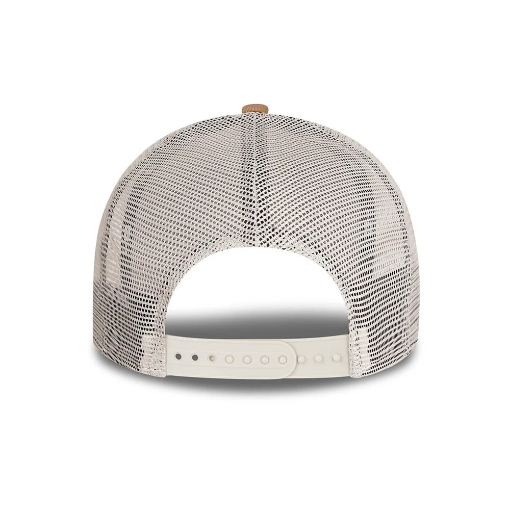 Casquette Trucker A-Frame Sports Patch blé NEW ERA